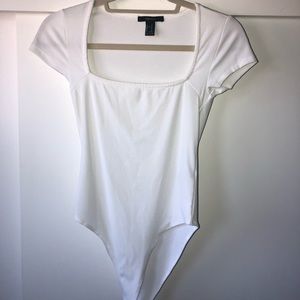 square neck bodysuit